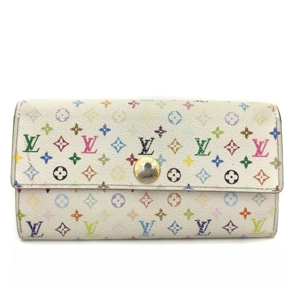 Louis Vuitton Handbags - Louis Vuitton Monogram Multicolor Porte Feuille Sarah Long Bifold Wallet /R52177